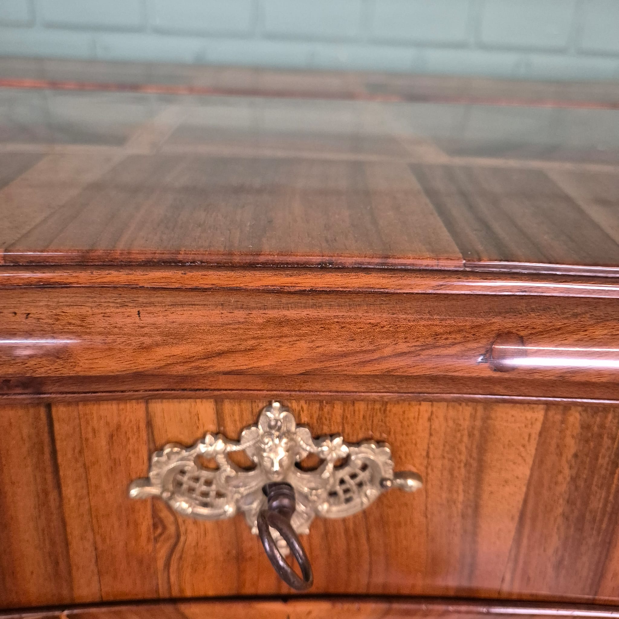 Chest of Drawers Baroque 1780 Walnut - Image 5