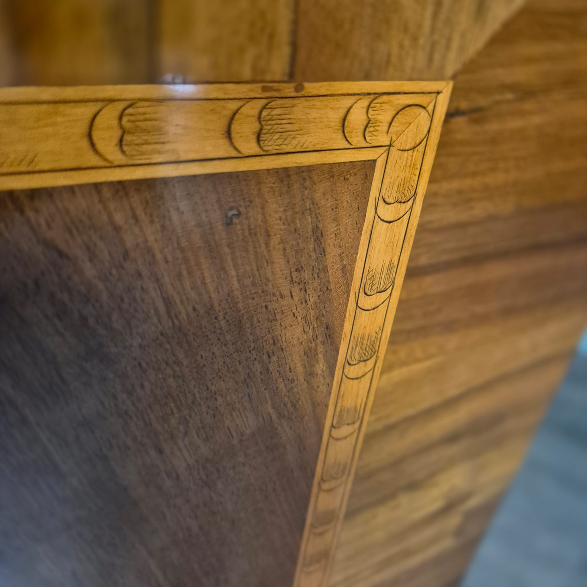 Chest of Drawers Baroque 1780 Walnut - Image 13