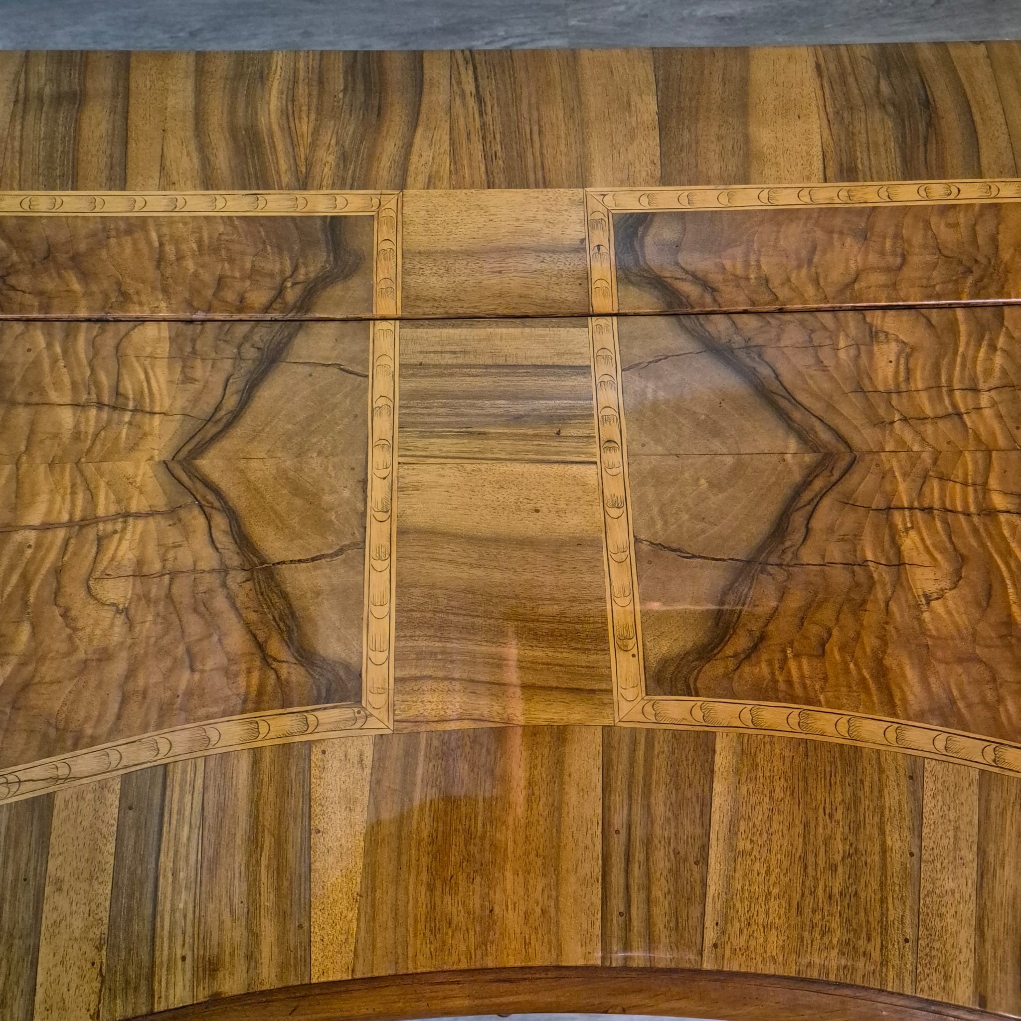 Chest of Drawers Baroque 1780 Walnut - Image 6