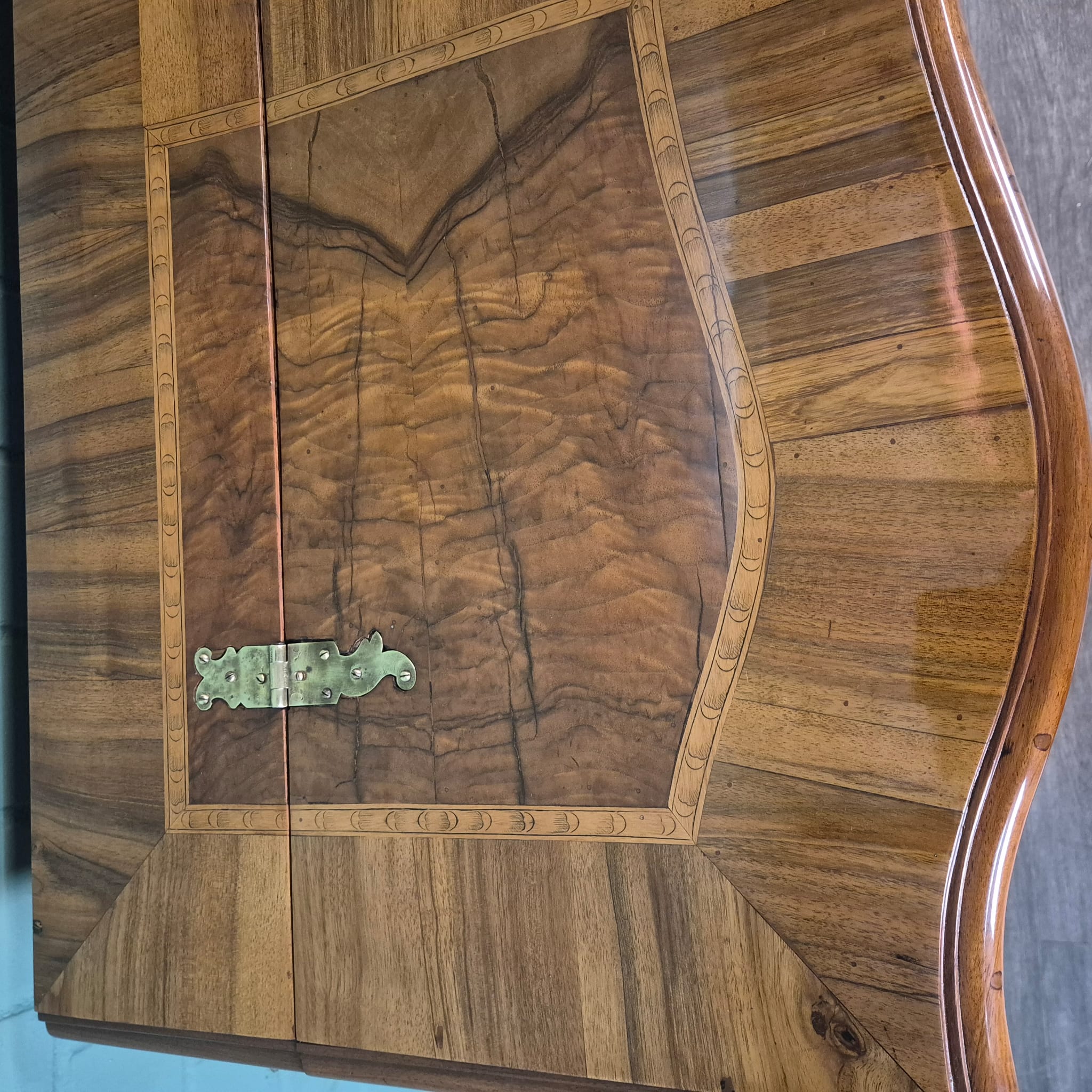 Chest of Drawers Baroque 1780 Walnut - Image 8