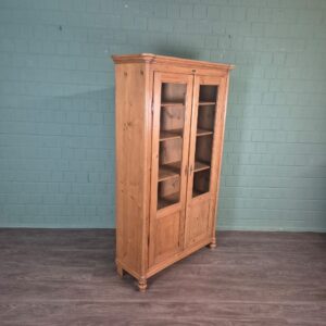 Bookcase Biedermeier 1860 Pine