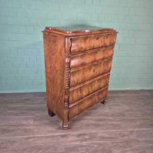 Chest of Drawers Biedermeier 1850 Mahogany