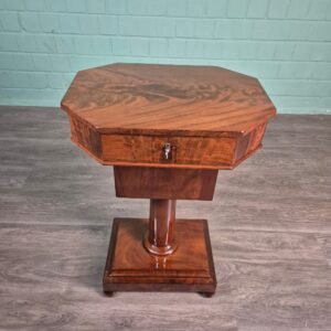 Sewing Table Biedermeier 1850 Mahogany