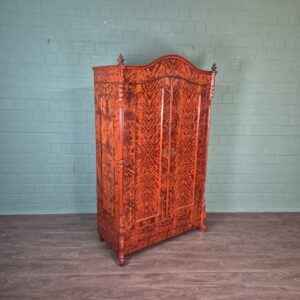 Cabinet Louis Philippe 1860 Birch Wood