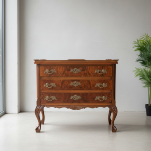Chest of Drawers Neobaroque Walnut 0,79 m