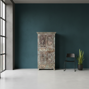 Cabinet Solid Wood Shabby-Chic 1,00 m