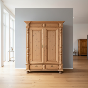 Wardrobe Gründerzeit 1880 Pine