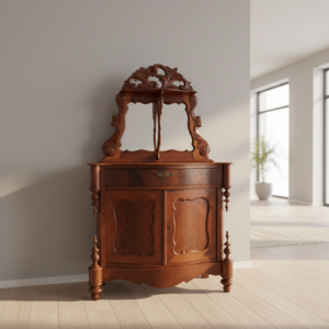 Cabinet Biedermeier 1860 Mahogany