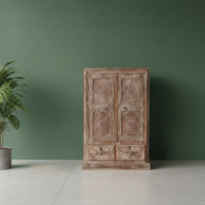 Cabinet Solid Wood Shabby-Chic 0,85 m