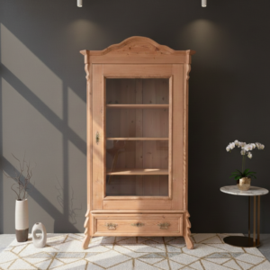 Bookcase Louis Philippe 1860 Pine
