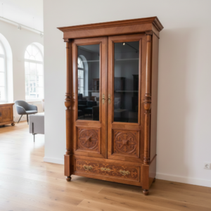 Bookcase Gründerzeit 1880 Walnut