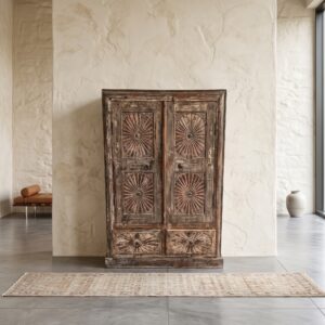 Cabinet Solid Wood Shabby-Chic 0,85 m