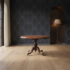 Dining Table Biedermeier 1860 Walnut