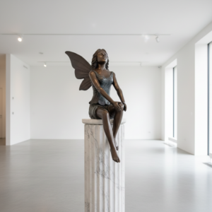 Statue Forest Fairy/Elf  Bronze 1,10 m