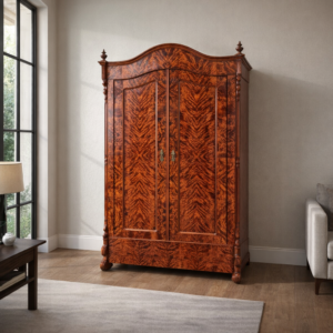 Cabinet Louis Philippe 1860 Birch Wood
