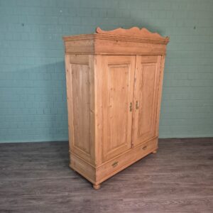 Wardrobe Biedermeier 1850 Pine