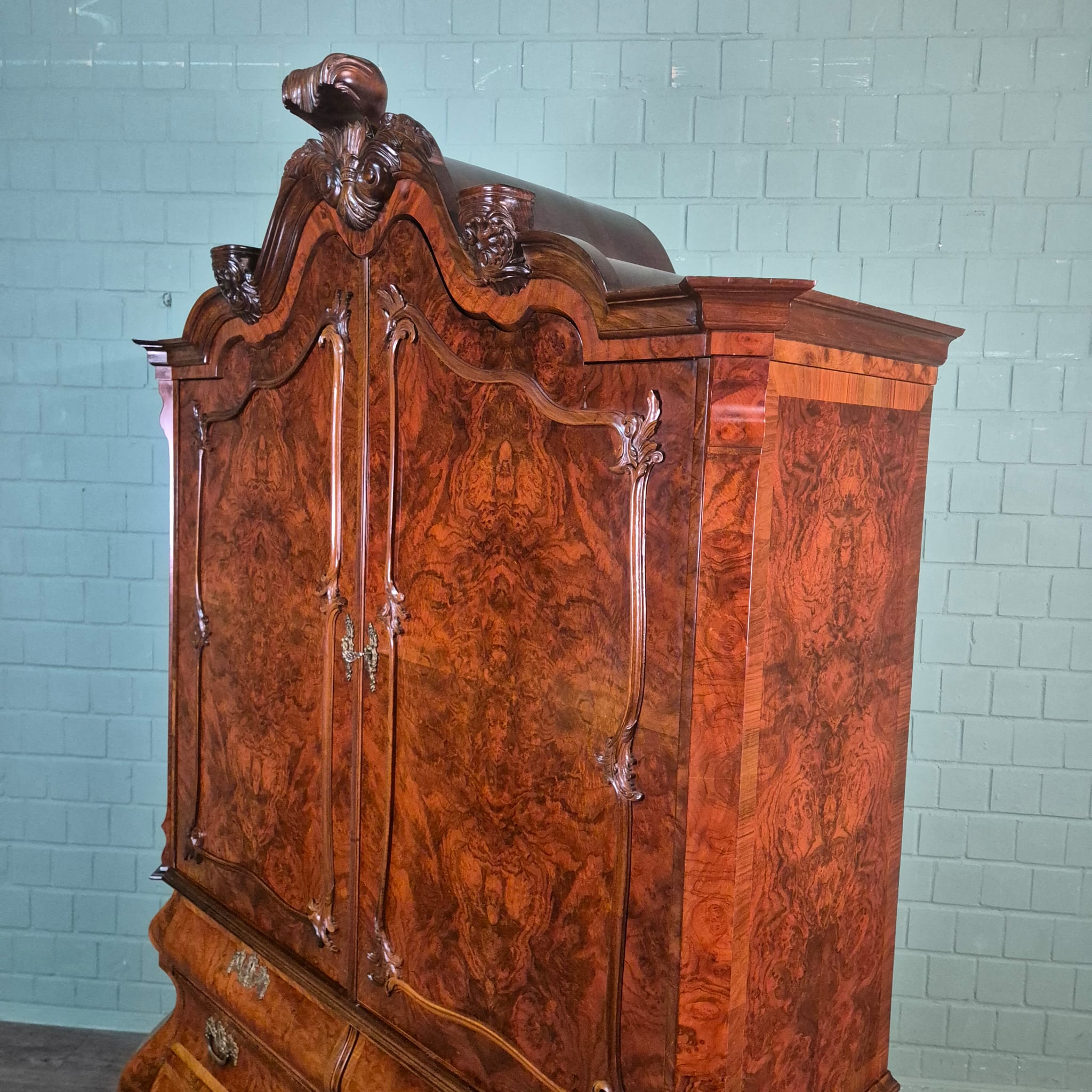 Cabinet Neo-baroque Walnut 1,68 m - Image 11