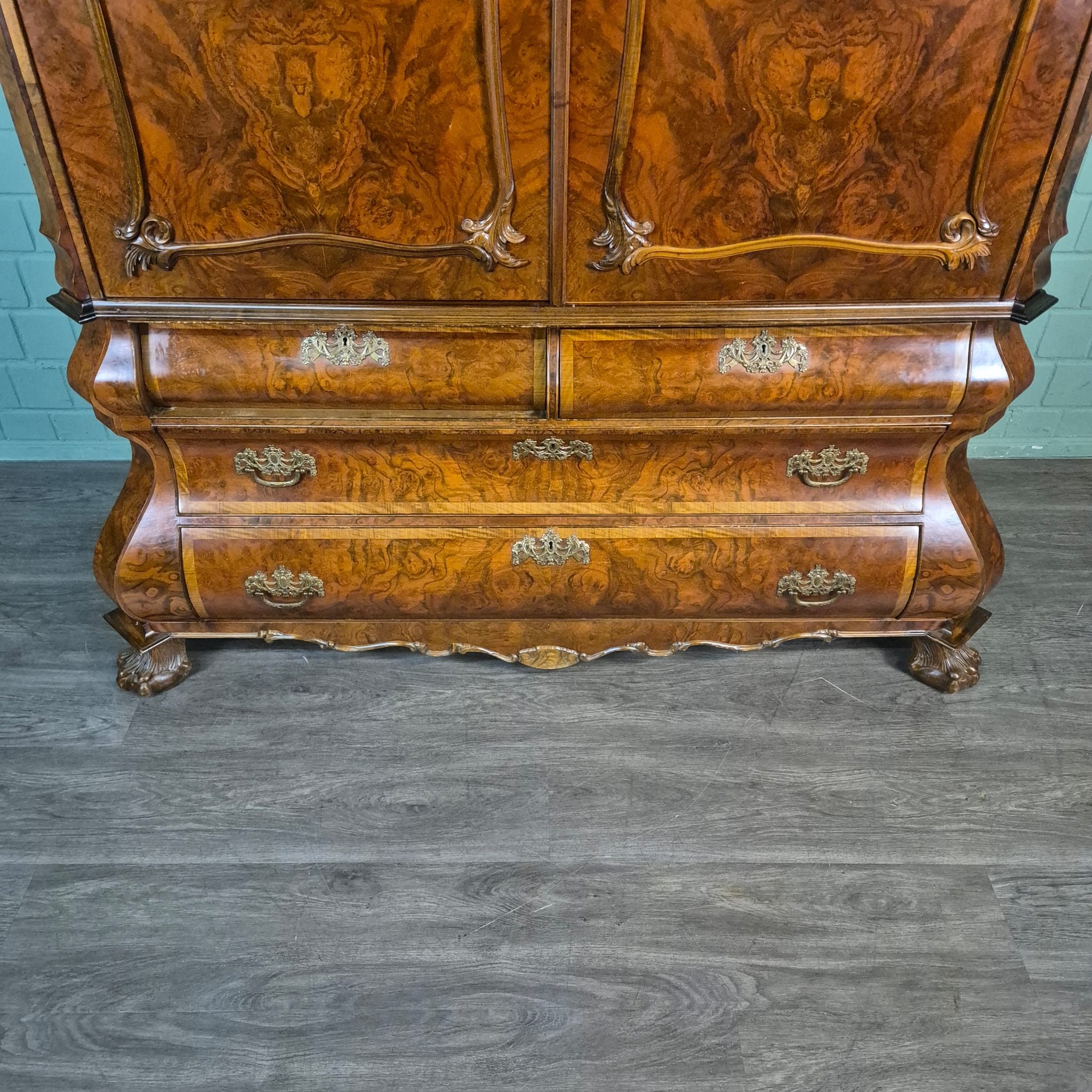 Cabinet Neo-baroque Walnut 1,68 m - Image 7