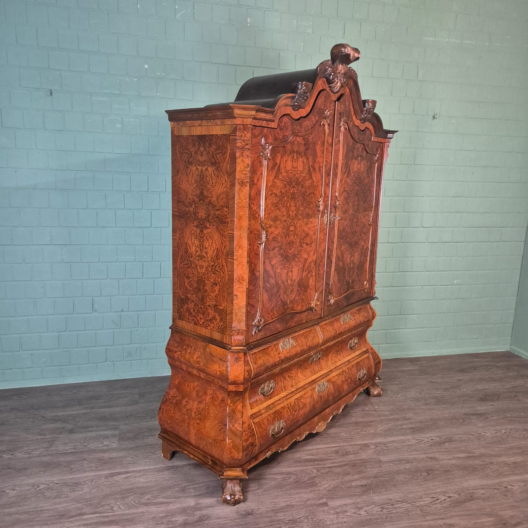 Cabinet Neo-baroque Walnut 1,68 m - Image 4