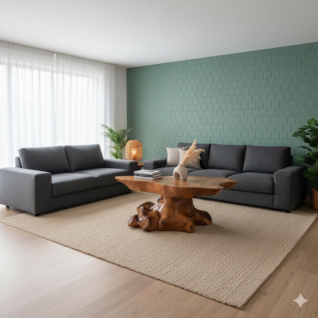 Teak Root Coffee Table 1.17 m x 0.65 m - Image 2