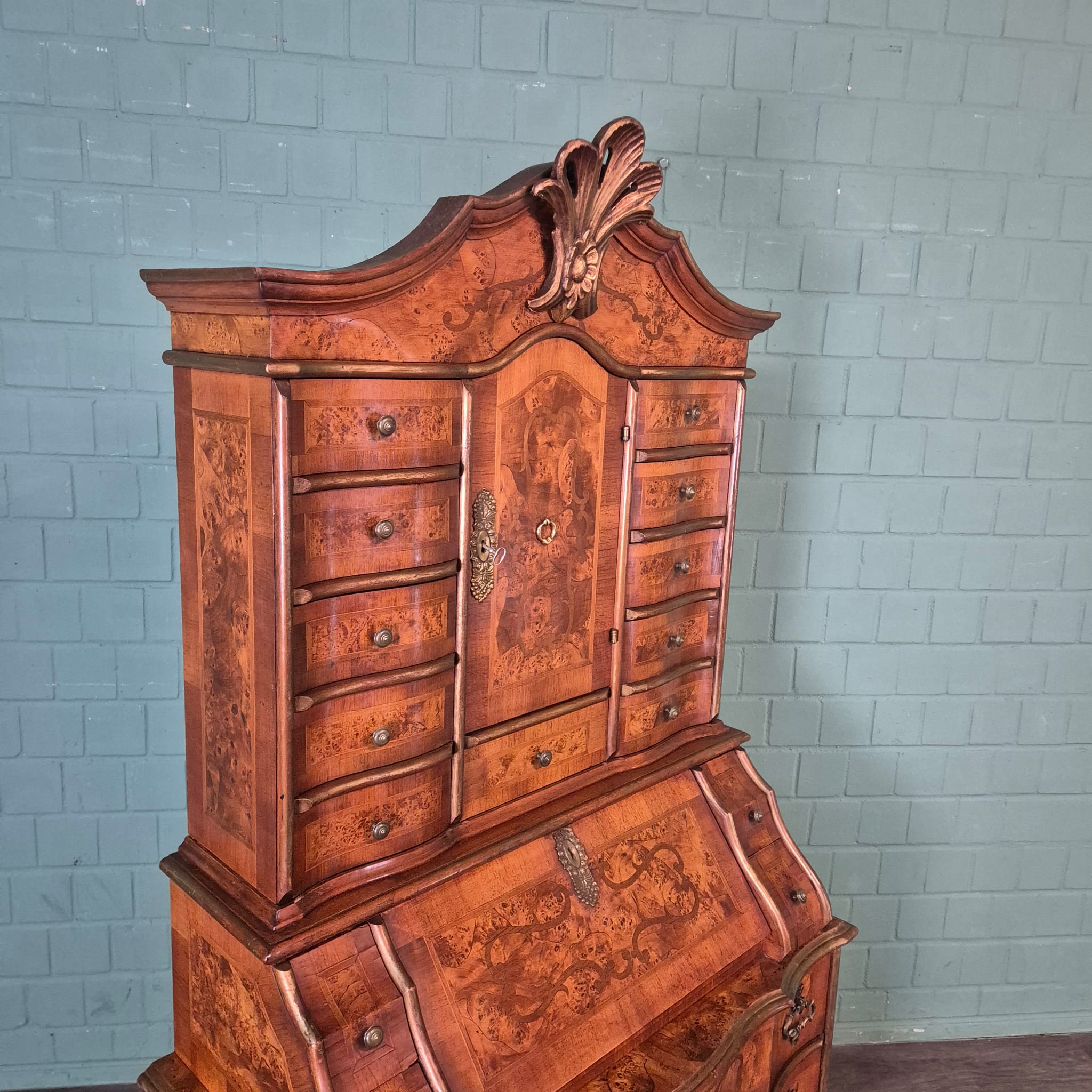 Tabernacle Secretary Neo-baroque Walnut - Image 8