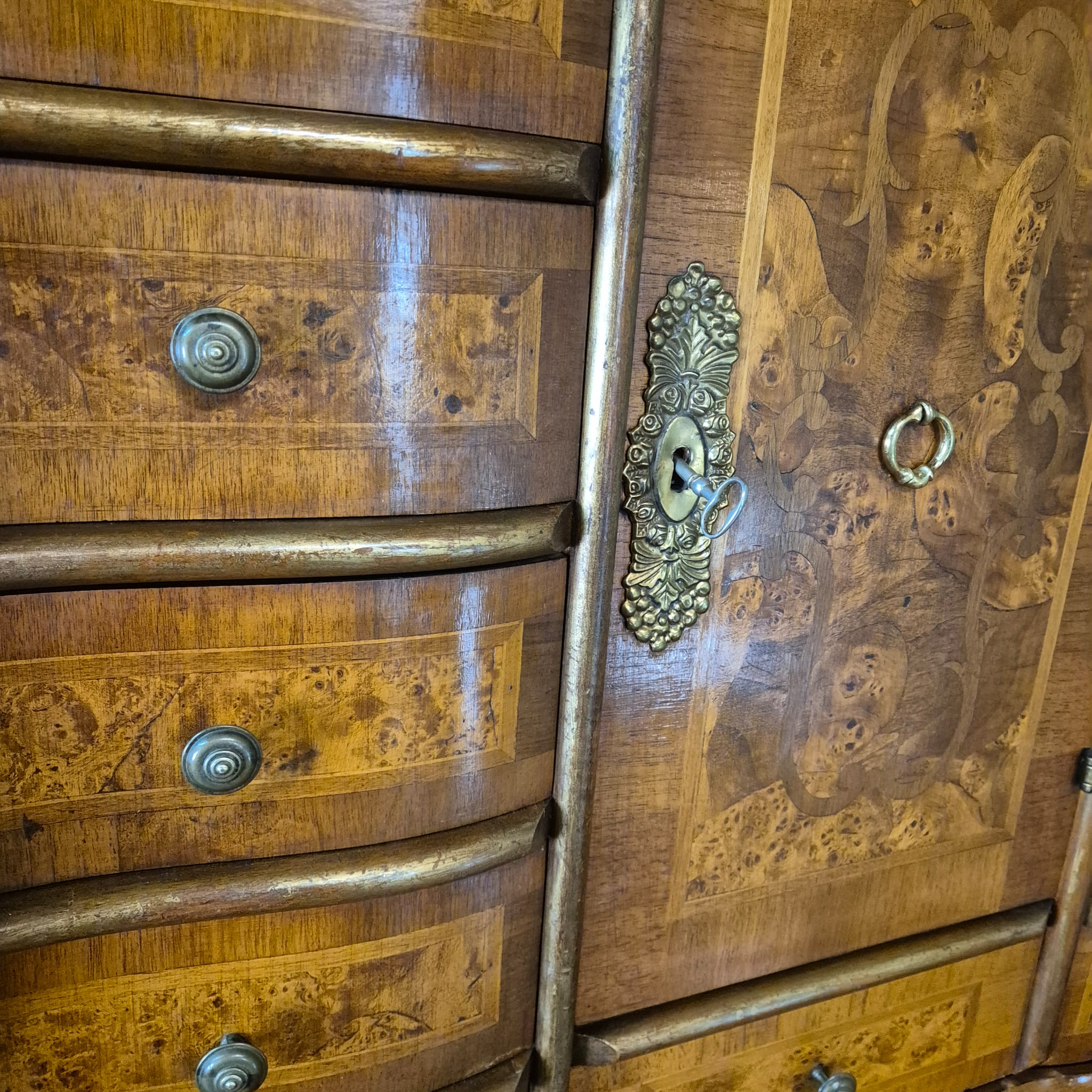 Tabernacle Secretary Neo-baroque Walnut - Image 11