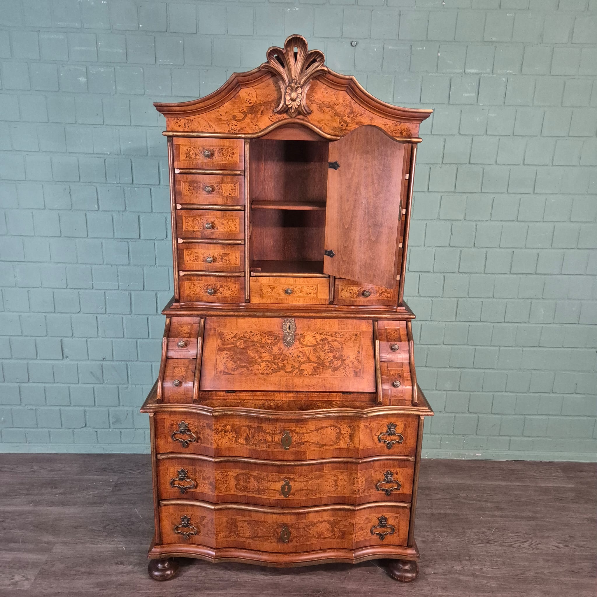 Tabernacle Secretary Neo-baroque Walnut - Image 24