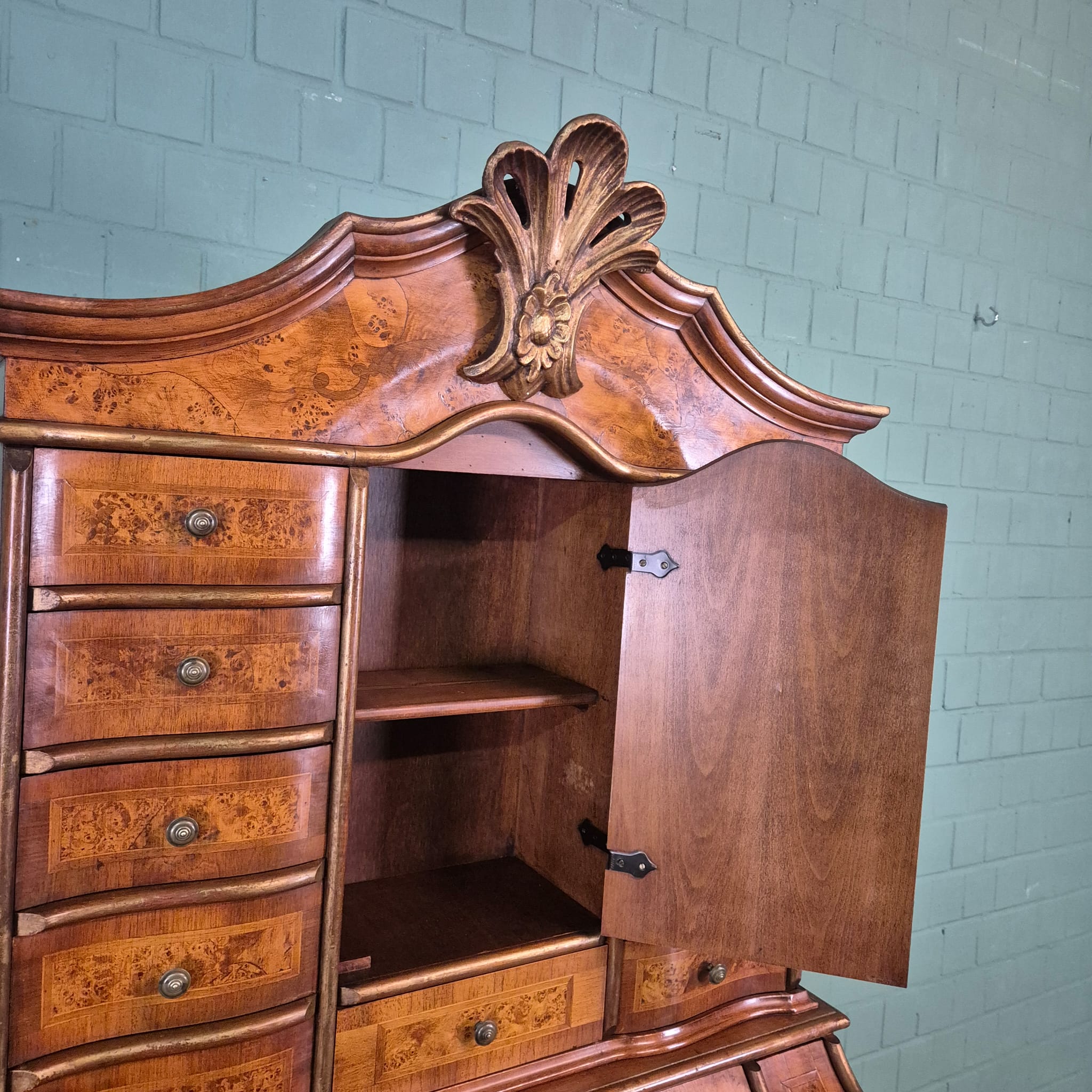 Tabernacle Secretary Neo-baroque Walnut - Image 19