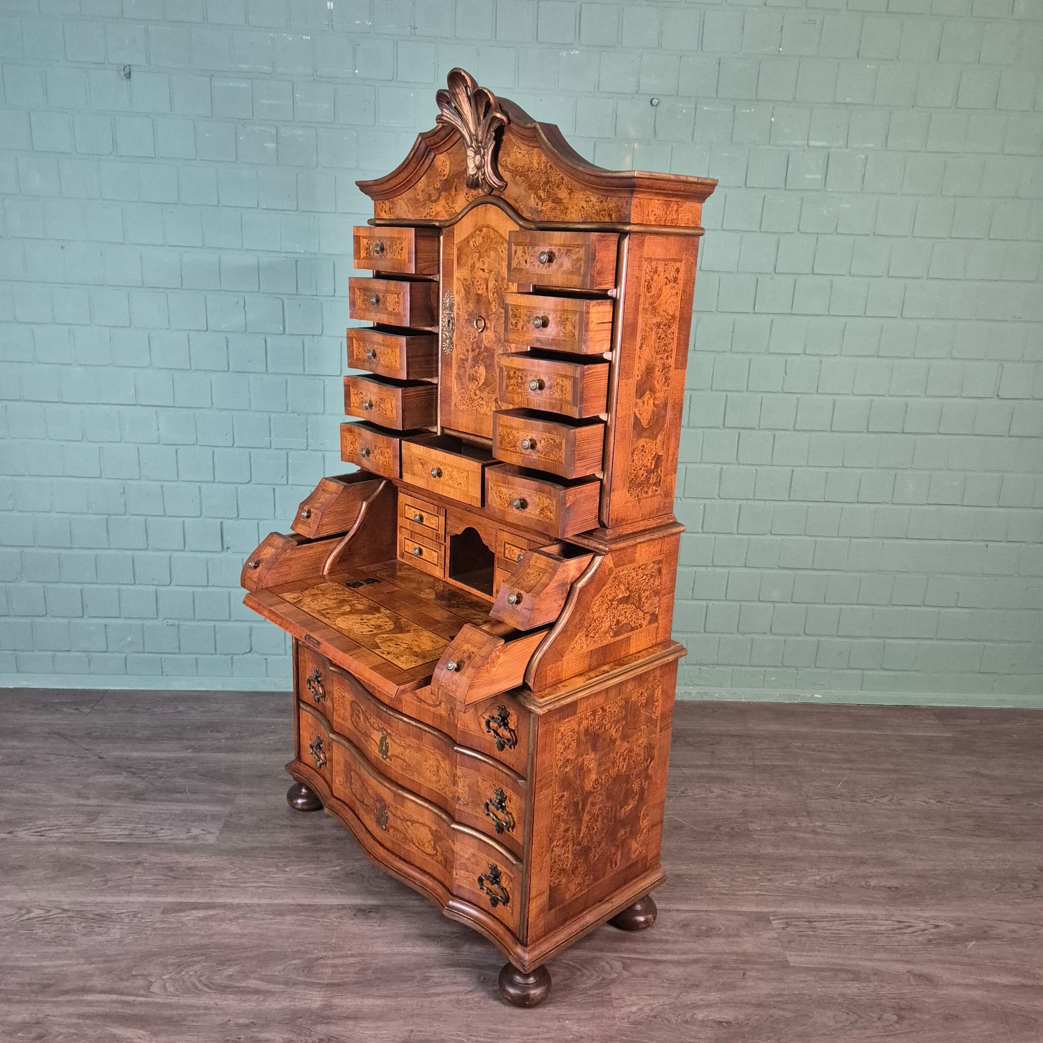 Tabernacle Secretary Neo-baroque Walnut - Image 20