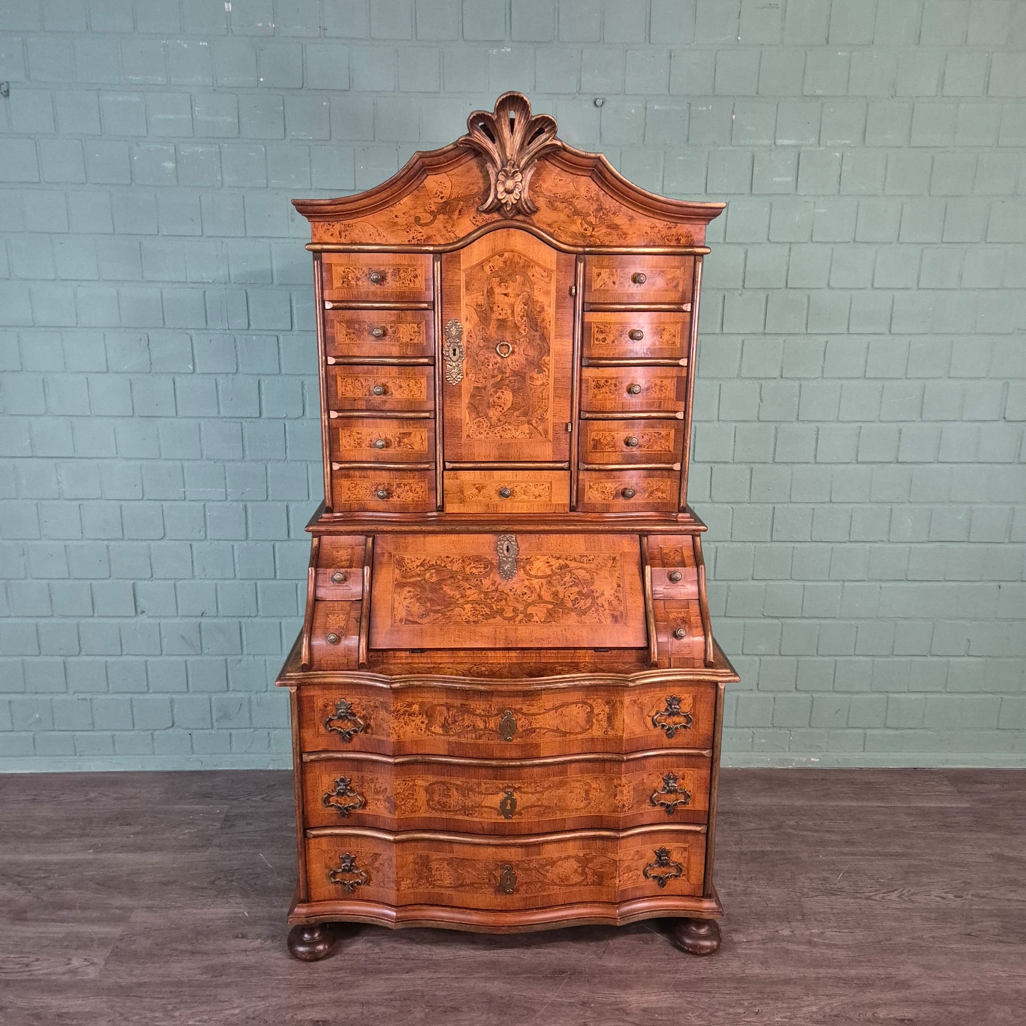 Tabernacle Secretary Neo-baroque Walnut - Image 3