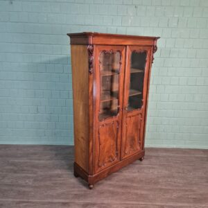 Display Cabinet Biedermeier 1860 Mahogany