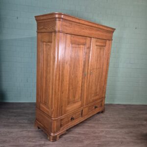 Wardrobe Biedermeier 1820 Oak