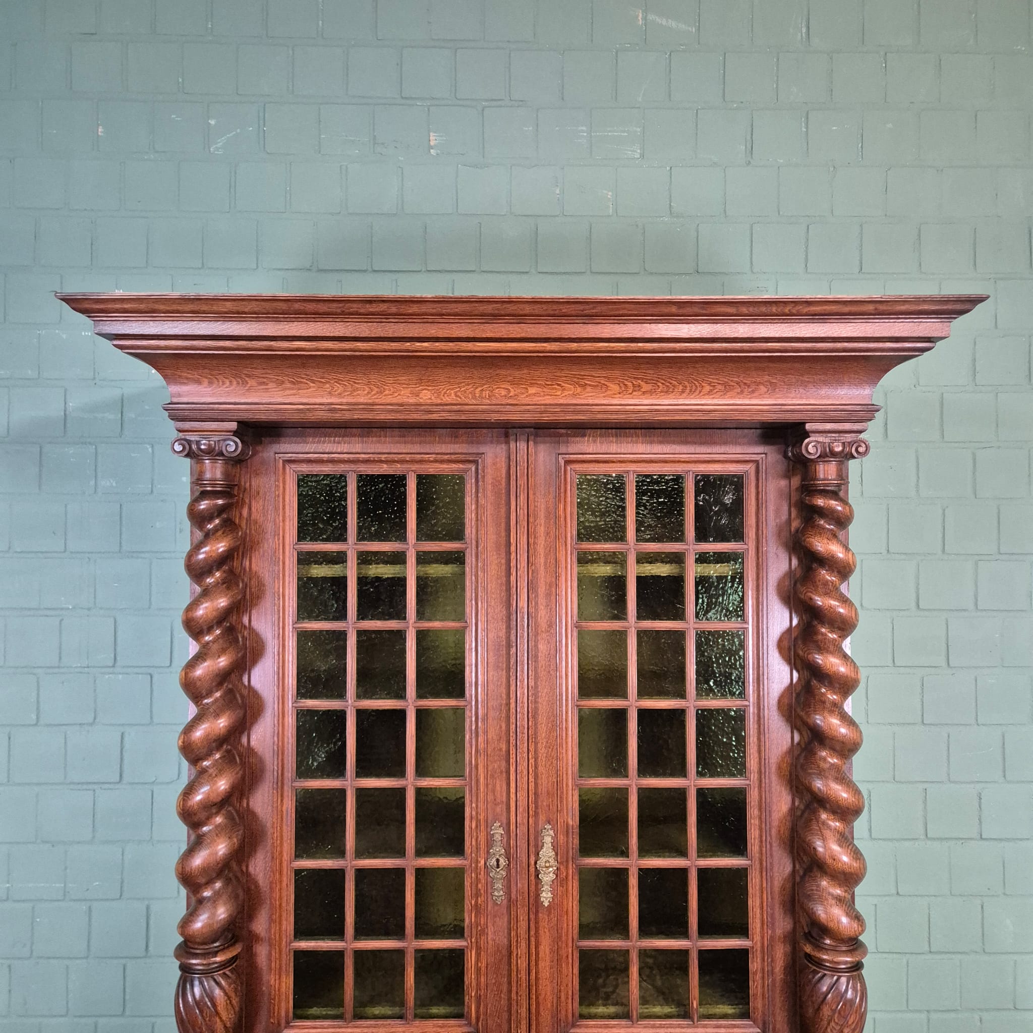 Cabinet Neo-baroque 1910 Oak - Image 17
