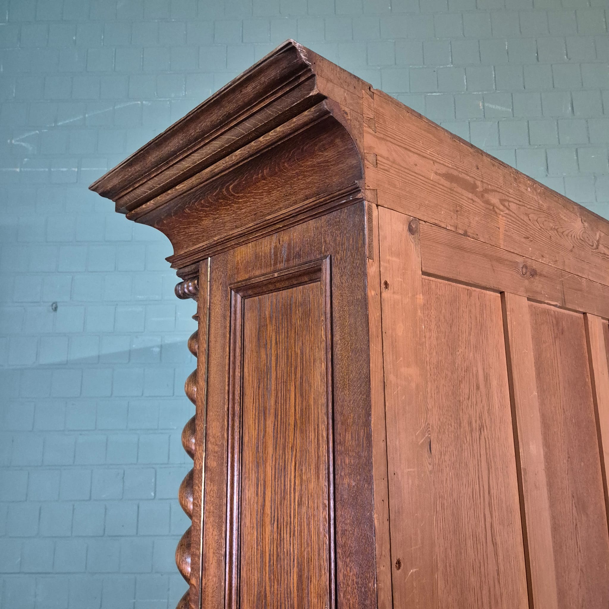 Cabinet Neo-baroque 1910 Oak - Image 28