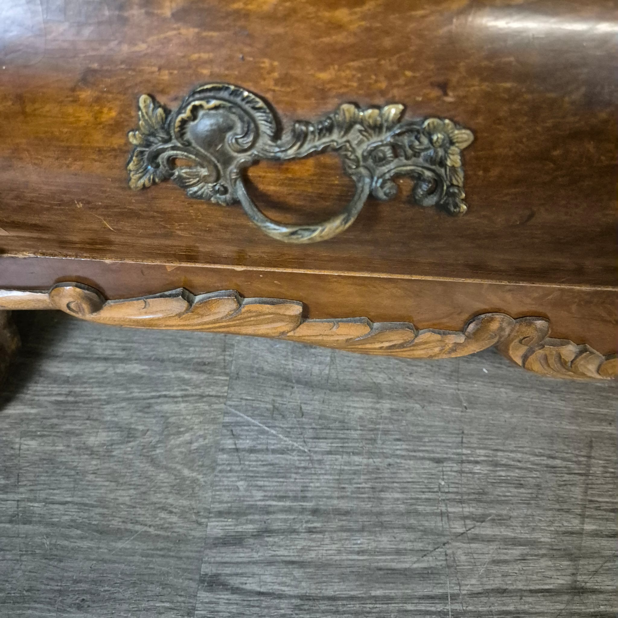 Display Cabinet Neo-baroque Walnut 1,43 m - Image 9