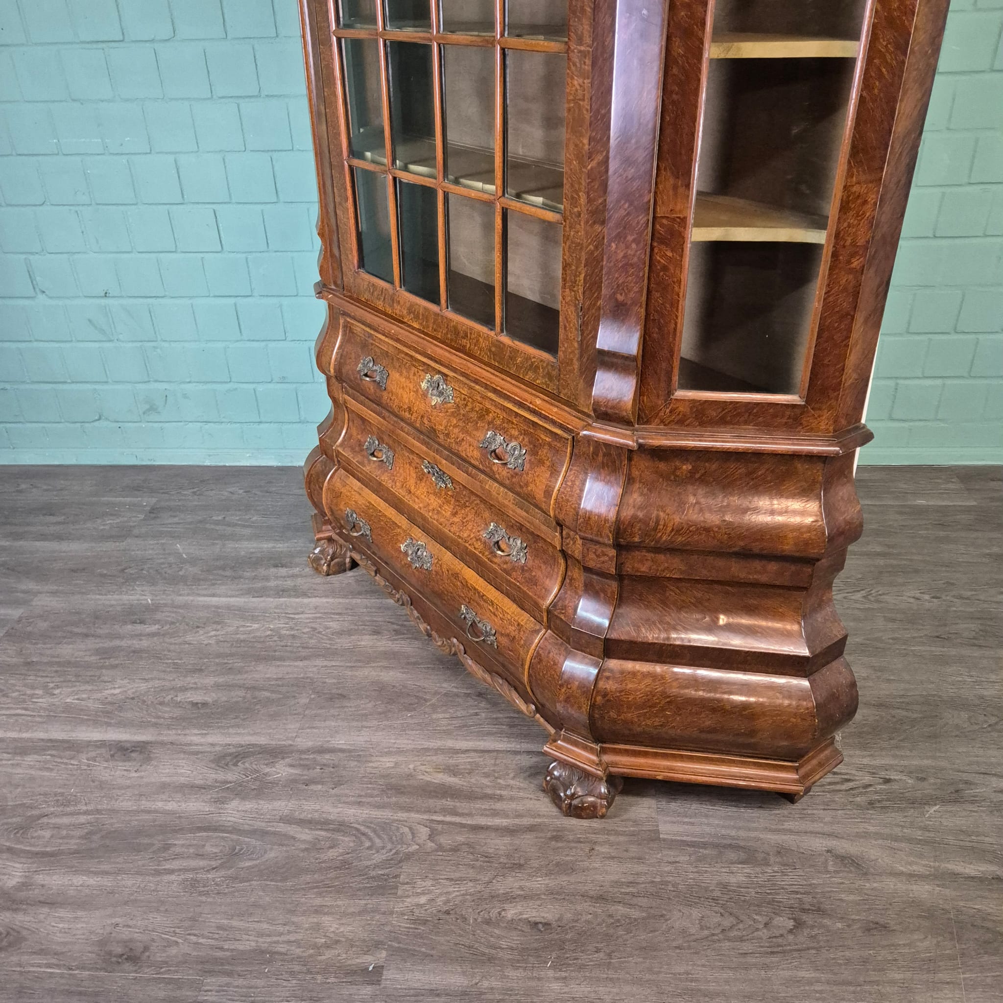 Display Cabinet Neo-baroque Walnut 1,43 m - Image 12