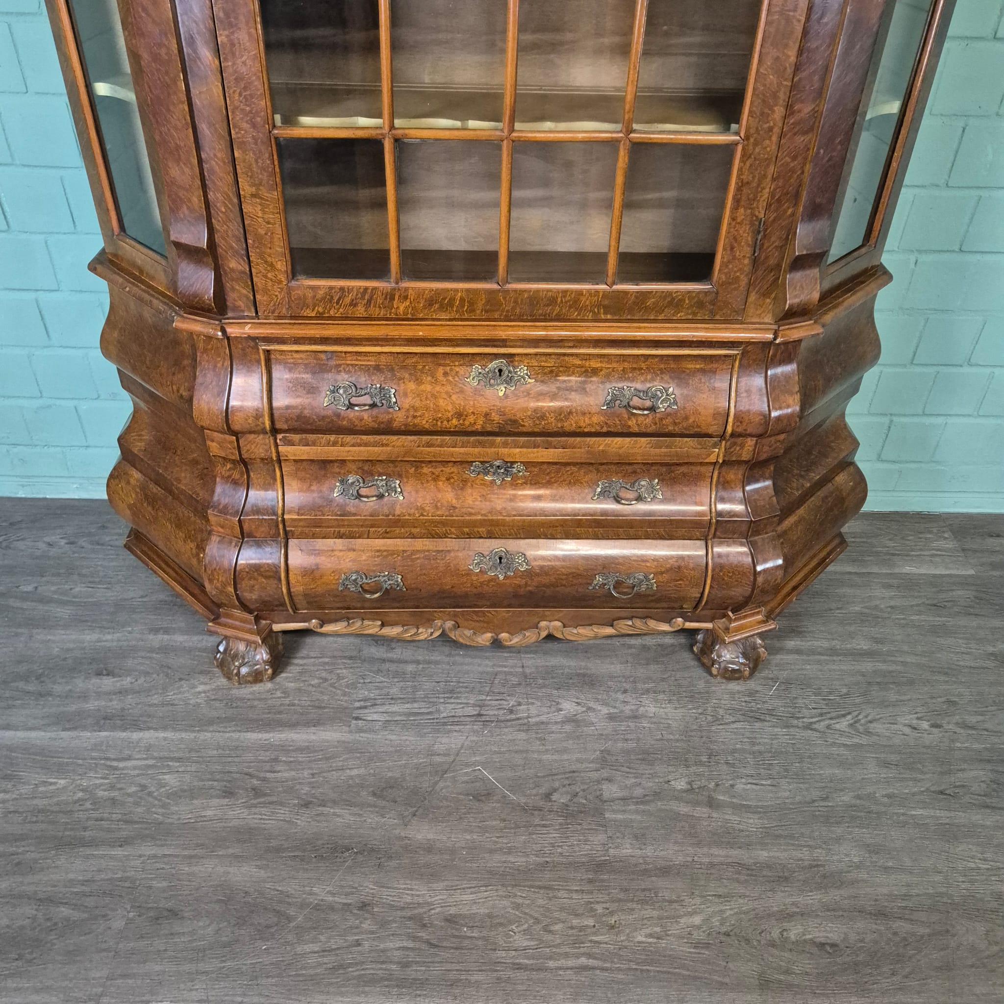 Display Cabinet Neo-baroque Walnut 1,43 m - Image 8