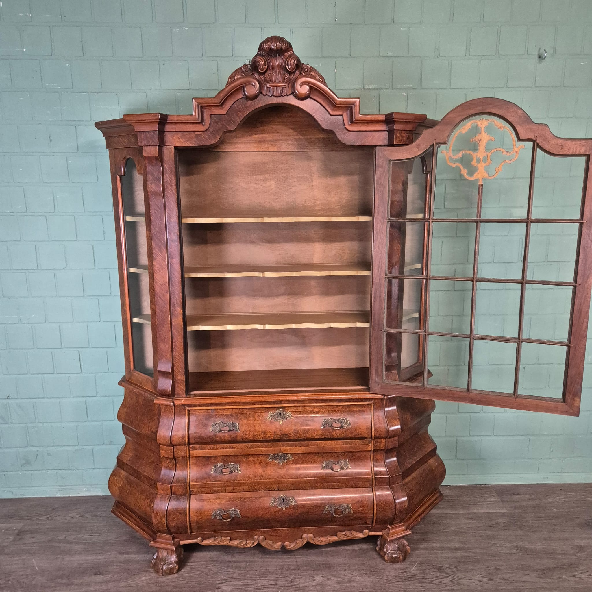 Display Cabinet Neo-baroque Walnut 1,43 m - Image 19