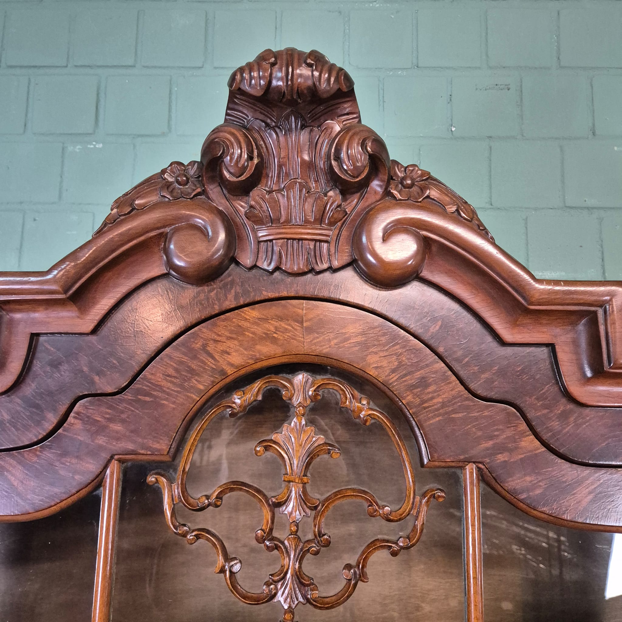 Display Cabinet Neo-baroque Walnut 1,43 m - Image 4