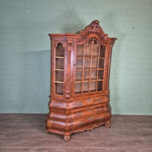 Display Cabinet Neo-baroque Walnut 1,43 m