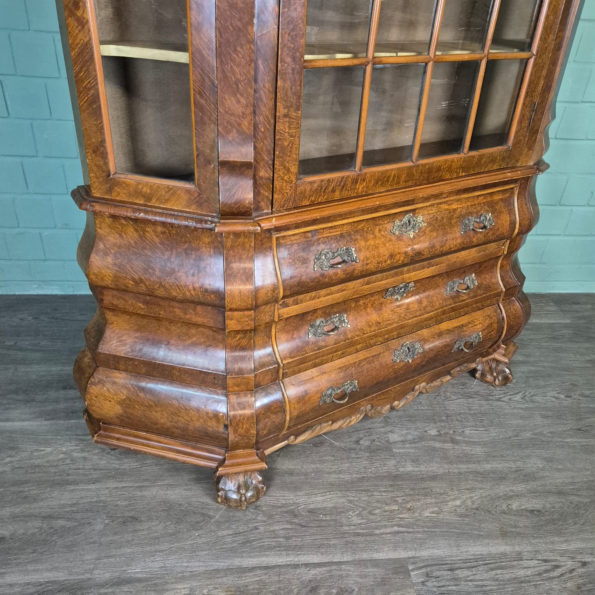 Display Cabinet Neo-baroque Walnut 1,43 m - Image 7