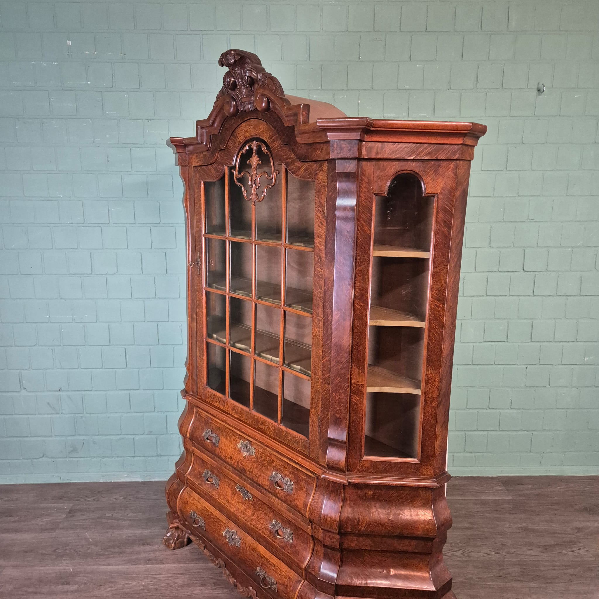 Display Cabinet Neo-baroque Walnut 1,43 m - Image 13