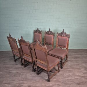 Set Chairs Gründerzeit 1880 Walnut