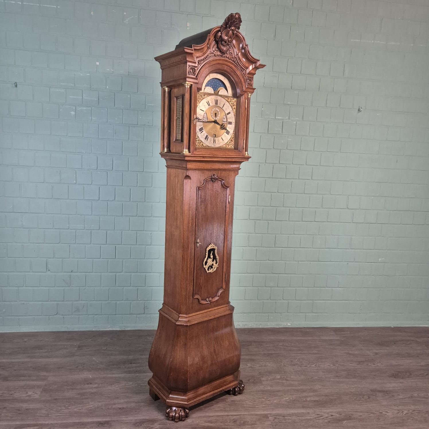 Grandfather Clock LFS Westminster 1890 Walnut - Image 3