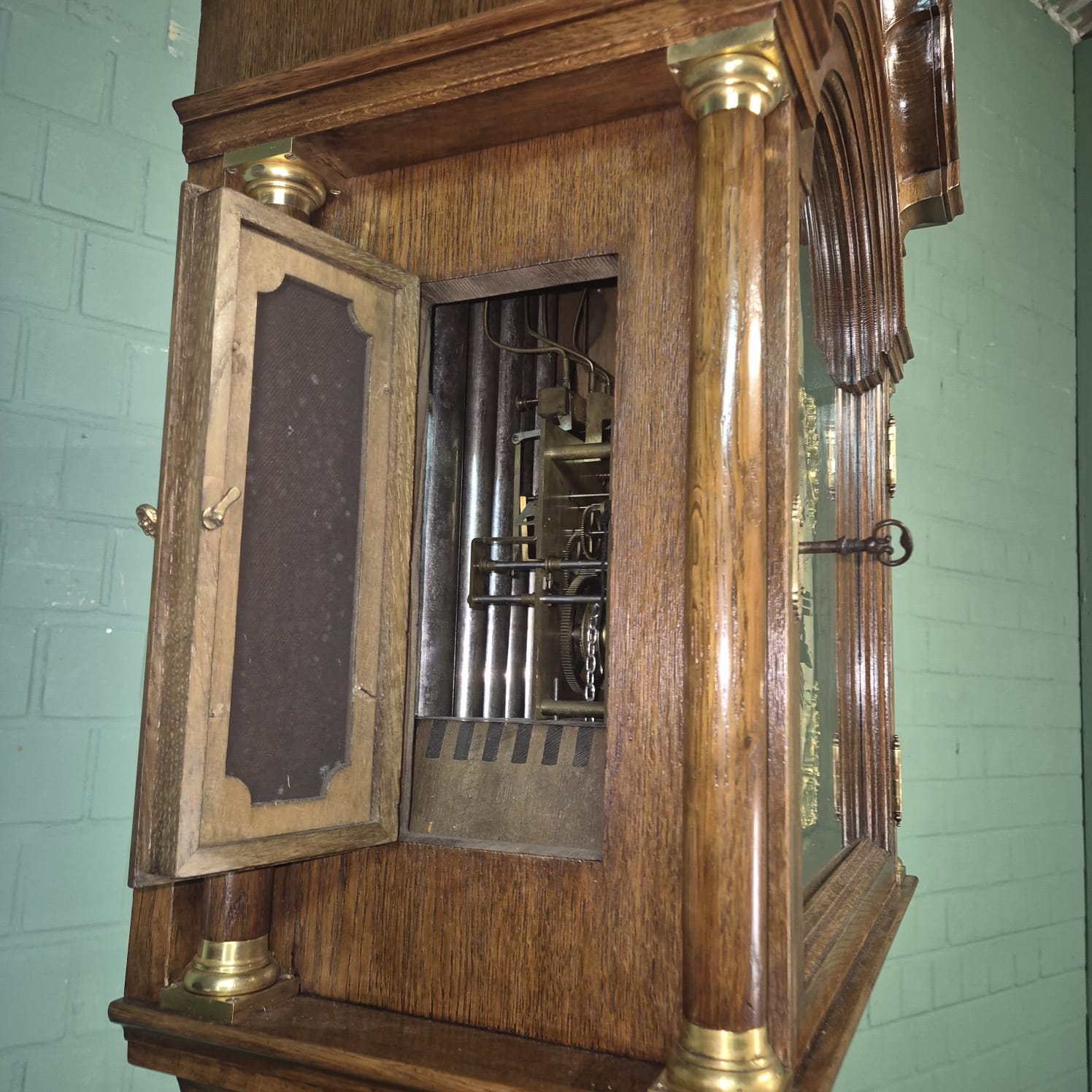 Grandfather Clock LFS Westminster 1890 Walnut - Image 17