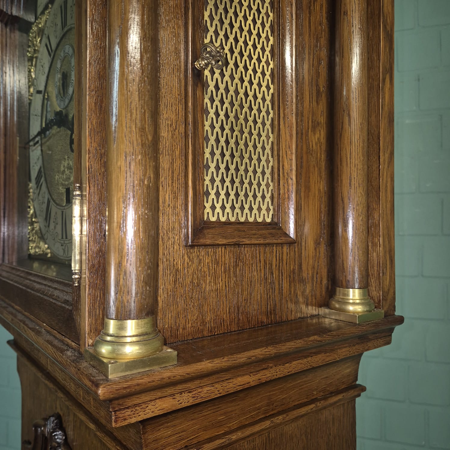Grandfather Clock LFS Westminster 1890 Walnut - Image 14