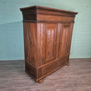 Wardrobe Biedermeier 1834 Oak