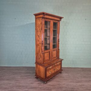 Bookcase Gründerzeit 1880 Walnut