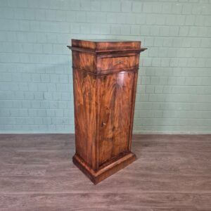 Biedermeier Silver Cabinet 1850 Mahogany