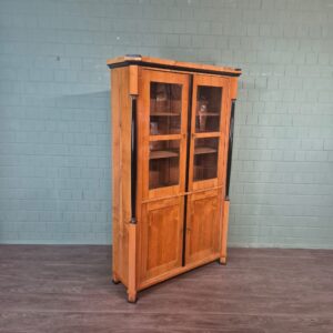 Display Cabinet Biedermeier 1840 Cherrywood